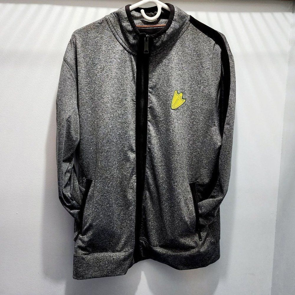 Oregon Ducks Fleece Active Sweater Heather‎ Grey Ducks Football Adult Size Large